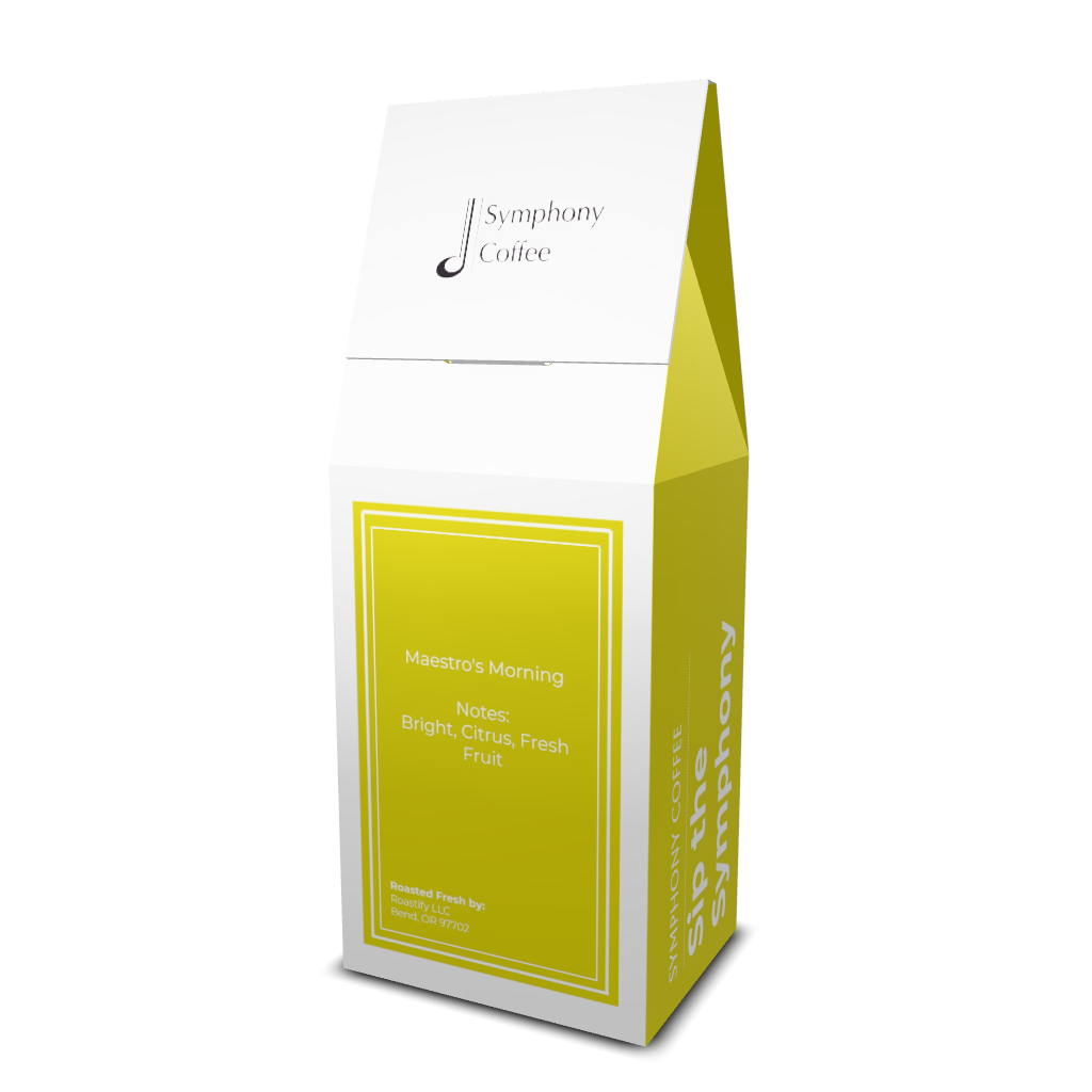 maestro's morning coffee bag back