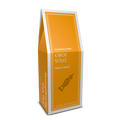 Orange coffee box labeled 'Oboe Solo' from Symphony Coffees on a white background