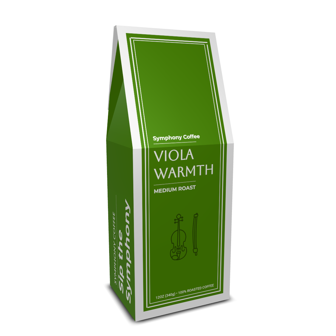 Symphony Coffee Viola Warmth box packaging front
